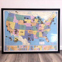 Pins on a Map