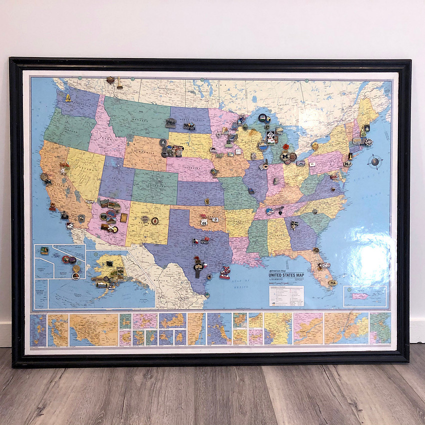 Pins on a Map